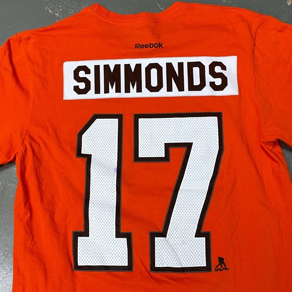 Majestic Wayne Simmonds Philadelphia Flyers Jersey Shirt Medium NFL Hockey - Picture 4 of 9